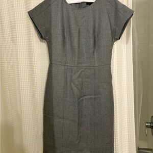 J. Crew gray wool dress
